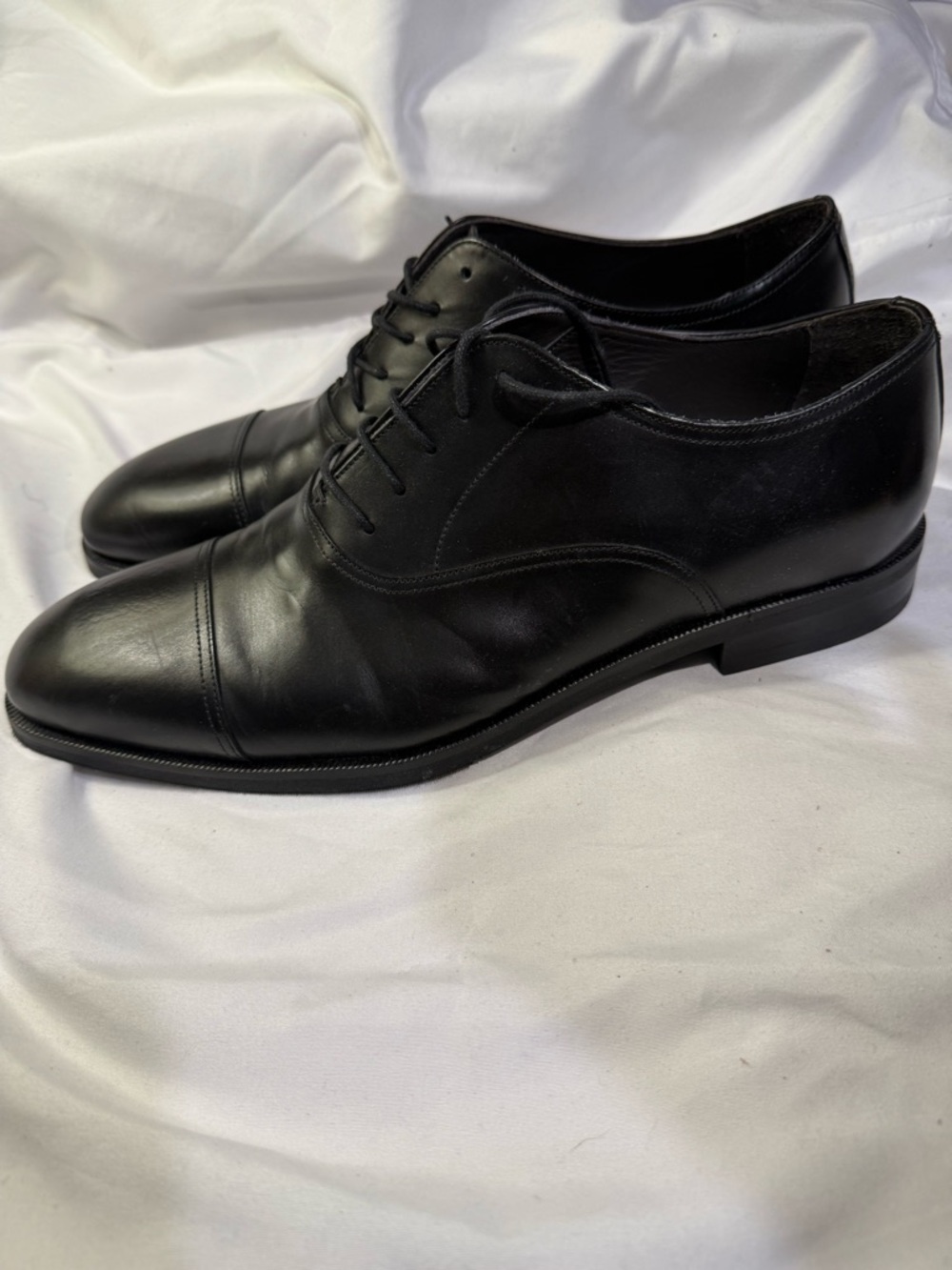 To Boot New York Adrian Derrick Black Cap Toe Oxford Men Size 11 - Picture 3 of 6